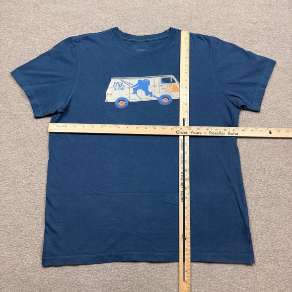 The North Face Graphic T Shirt Men's Size M Blue Short Sleeve - Picture 5 of 7